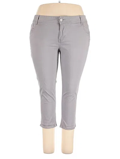 Pre-owned Lane Bryant Jeggings In Gray