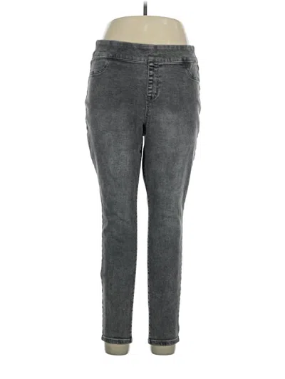 Pre-owned Lane Bryant Jeggings In Gray