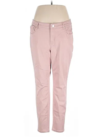 Pre-owned Lane Bryant Jeggings In Pink