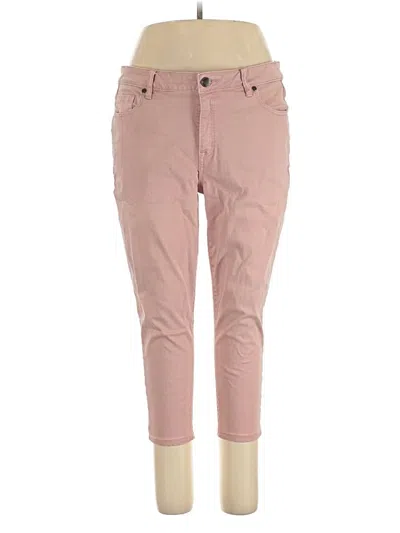 Pre-owned Lane Bryant Jeggings In Pink