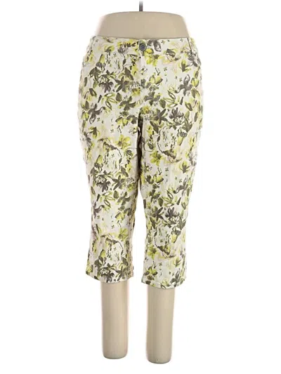 Pre-owned Lane Bryant Jeggings In Yellow