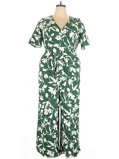 Pre-owned Lane Bryant Jumpsuit In Green