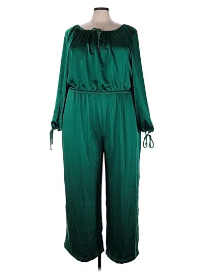 Pre-owned Lane Bryant Jumpsuit In Green