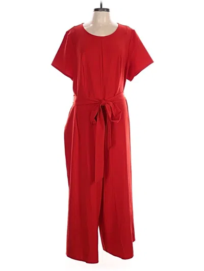 Pre-owned Lane Bryant Jumpsuit In Red