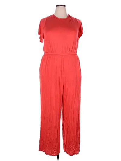 Pre-owned Lane Bryant Jumpsuit In Red