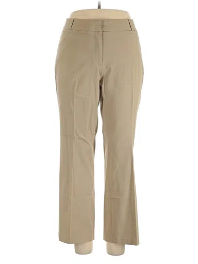 Pre-owned Lane Bryant Khaki Pant In Brown
