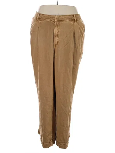 Lane Bryant Khaki Pant In Brown