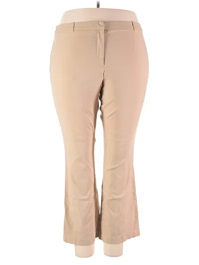 Pre-owned Lane Bryant Khaki Pant In Tan