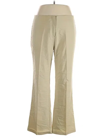 Pre-owned Lane Bryant Khaki Pant In Tan