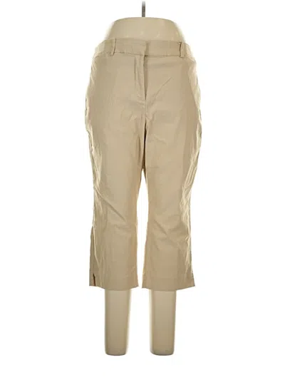 Pre-owned Lane Bryant Khaki Pant In Tan