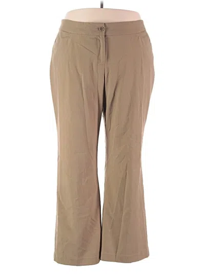 Pre-owned Lane Bryant Khaki Pant In Tan