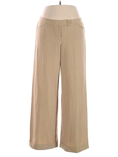 Pre-owned Lane Bryant Khaki Pant In Tan