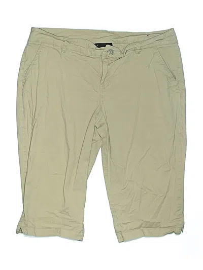 Pre-owned Lane Bryant Khaki Shorts In Brown