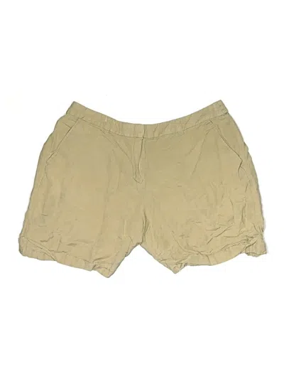 Pre-owned Lane Bryant Khaki Shorts In Brown