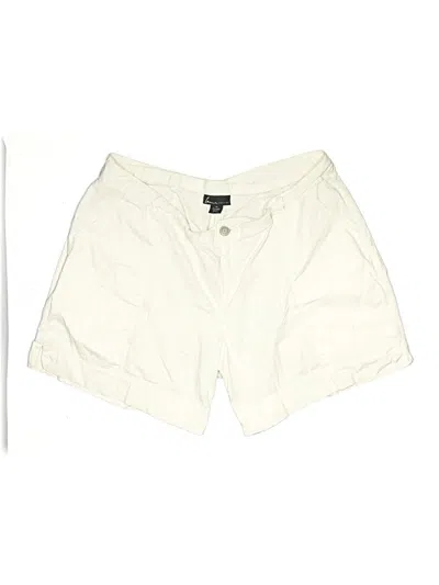 Pre-owned Lane Bryant Khaki Shorts In Ivory