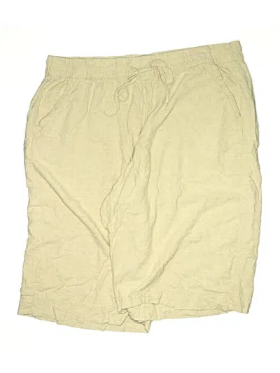 Pre-owned Lane Bryant Khaki Shorts In Tan