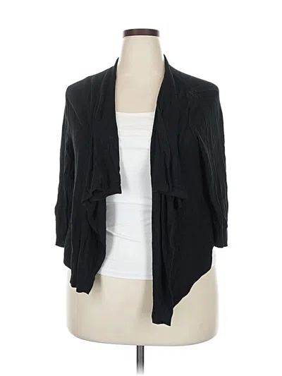 Pre-owned Lane Bryant Kimono In Black