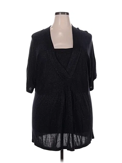 Pre-owned Lane Bryant Kimono In Black