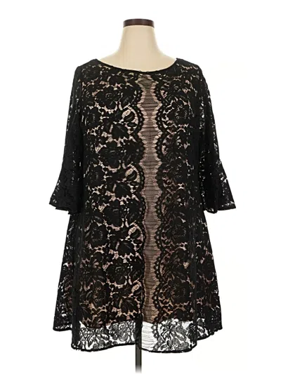 Pre-owned Lane Bryant Kimono In Black