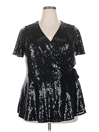 Pre-owned Lane Bryant Kimono In Black