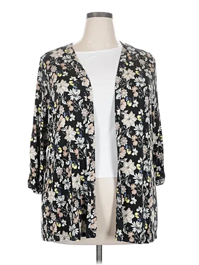 Pre-owned Lane Bryant Kimono In Black