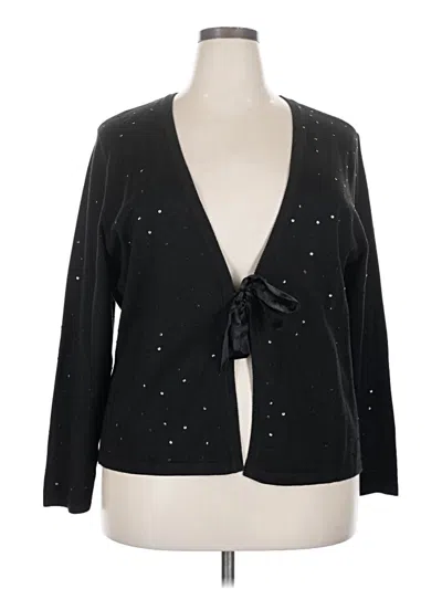 Pre-owned Lane Bryant Kimono In Black
