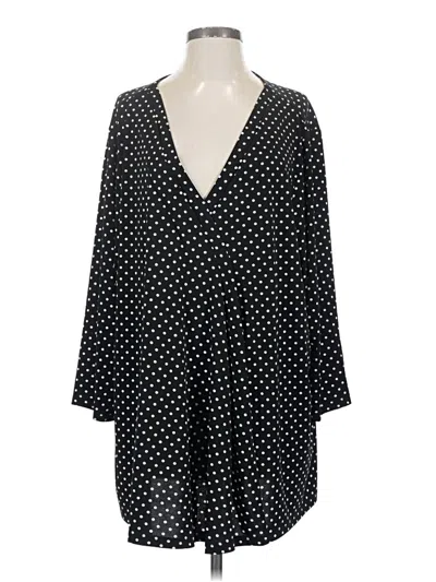 Pre-owned Lane Bryant Kimono In Black