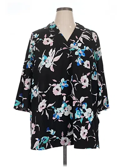 Pre-owned Lane Bryant Kimono In Black