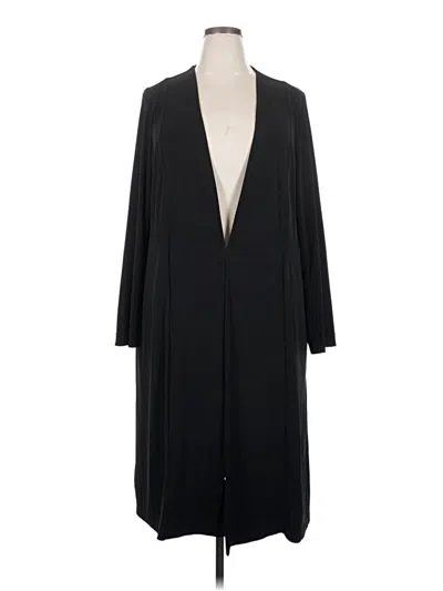 Pre-owned Lane Bryant Kimono In Black