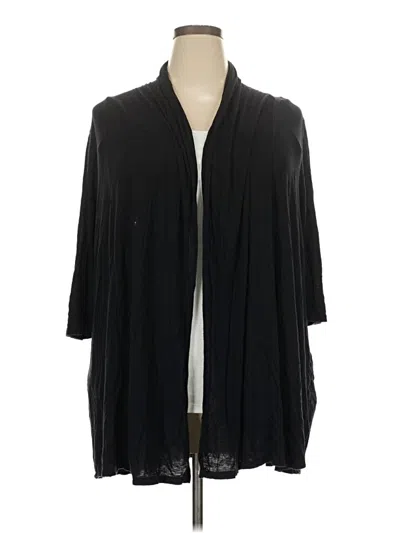 Pre-owned Lane Bryant Kimono In Black