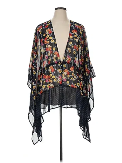 Pre-owned Lane Bryant Kimono In Black
