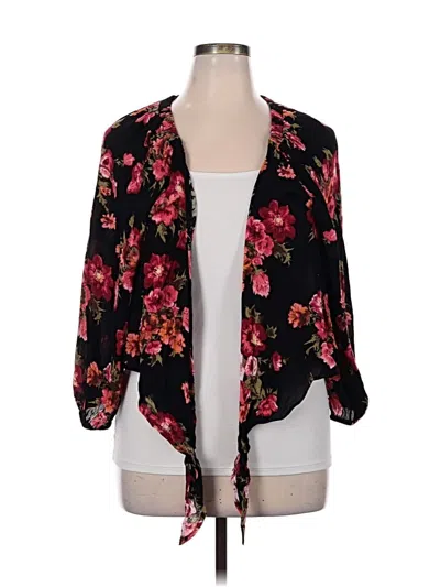 Pre-owned Lane Bryant Kimono In Black