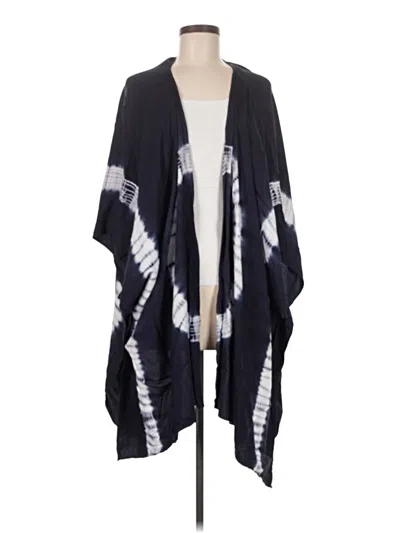 Pre-owned Lane Bryant Kimono In Blue
