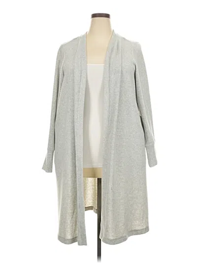 Pre-owned Lane Bryant Kimono In Gray