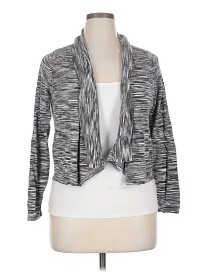 Pre-owned Lane Bryant Kimono In Gray