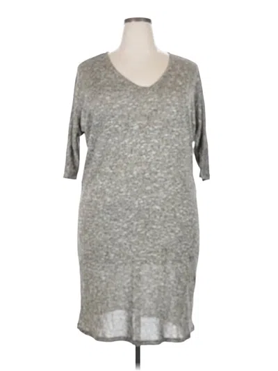 Pre-owned Lane Bryant Kimono In Gray