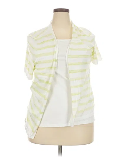 Pre-owned Lane Bryant Kimono In Green