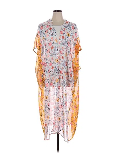 Pre-owned Lane Bryant Kimono In Orange