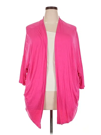 Pre-owned Lane Bryant Kimono In Pink