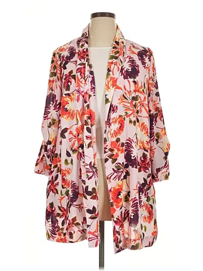 Pre-owned Lane Bryant Kimono In Pink