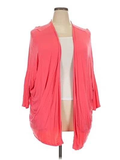 Pre-owned Lane Bryant Kimono In Pink