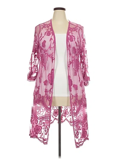 Lane Bryant Kimono In Pink