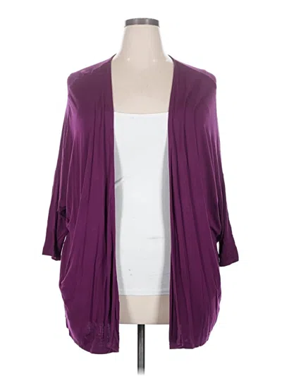 Pre-owned Lane Bryant Kimono In Purple