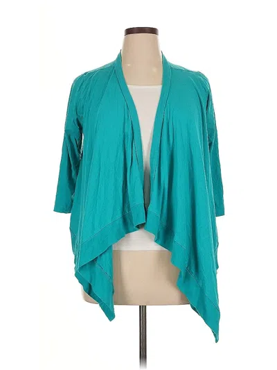 Pre-owned Lane Bryant Kimono In Teal