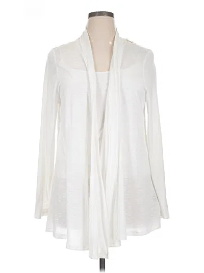 Pre-owned Lane Bryant Kimono In White