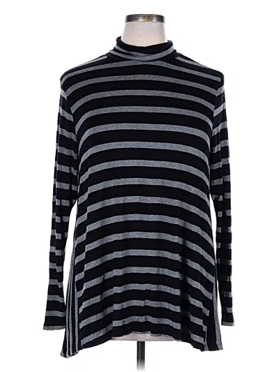 Pre-owned Lane Bryant Long Sleeve Turtleneck In Black