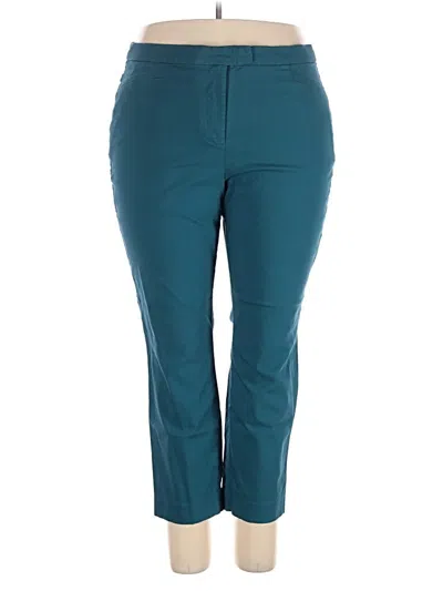Pre-owned Lane Bryant Outlet Active Pants In Teal