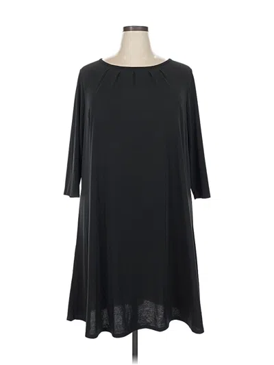 Pre-owned Lane Bryant Outlet Casual Dress In Black