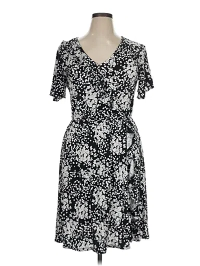 Pre-owned Lane Bryant Outlet Casual Dress In Black