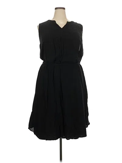 Pre-owned Lane Bryant Outlet Casual Dress In Black